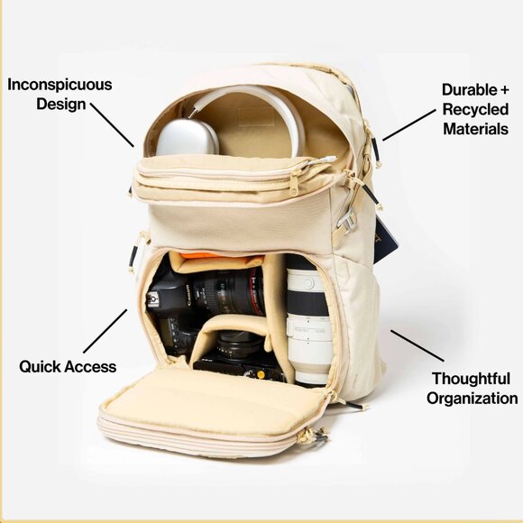 Brevitē The Jumper Regular Camera Backpack in Pine Green - Picture 7 of 7